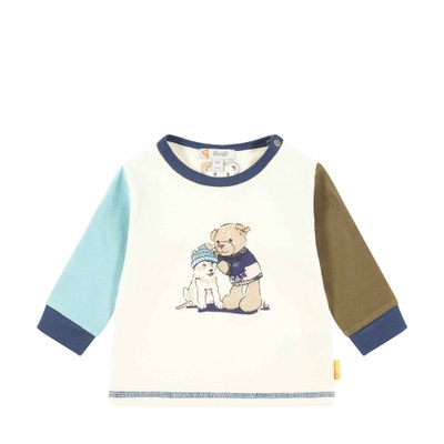 T-Shirt langarm, beige für Jungs