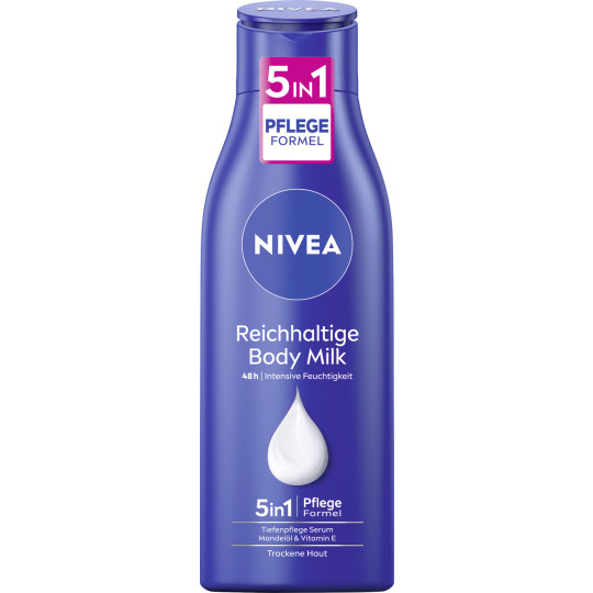 Nivea Reichhaltige Body Milch 5in1 Tiefenpflege Serum 48h 250ML