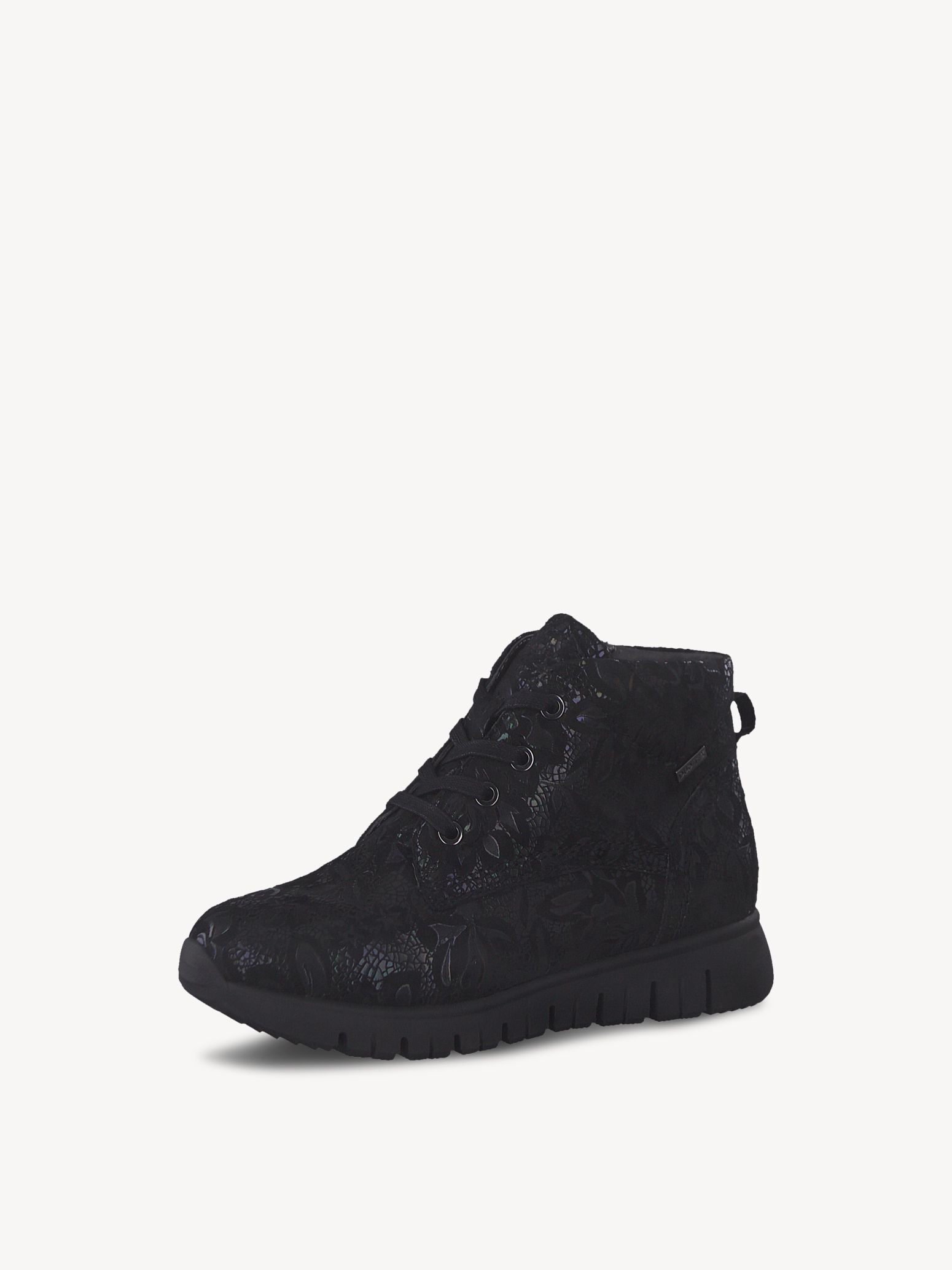 Bottine en cuir - noir