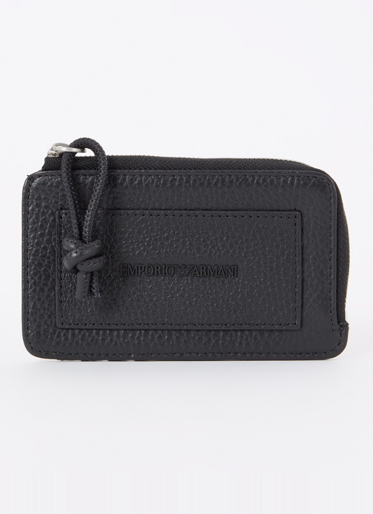 Porte-cartes en cuir Emporio Armani