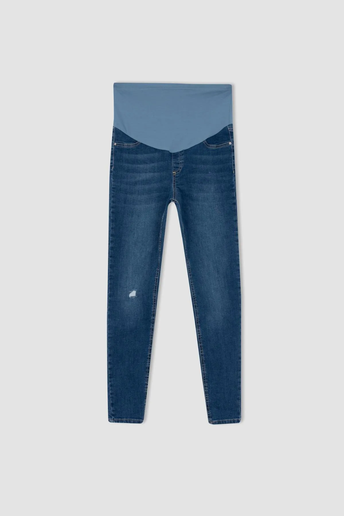 DeFacto  Skinny Fit, extra enge Passform, normale Taille, extra schmales Bein, zerrissene, detaillierte Umstandshose