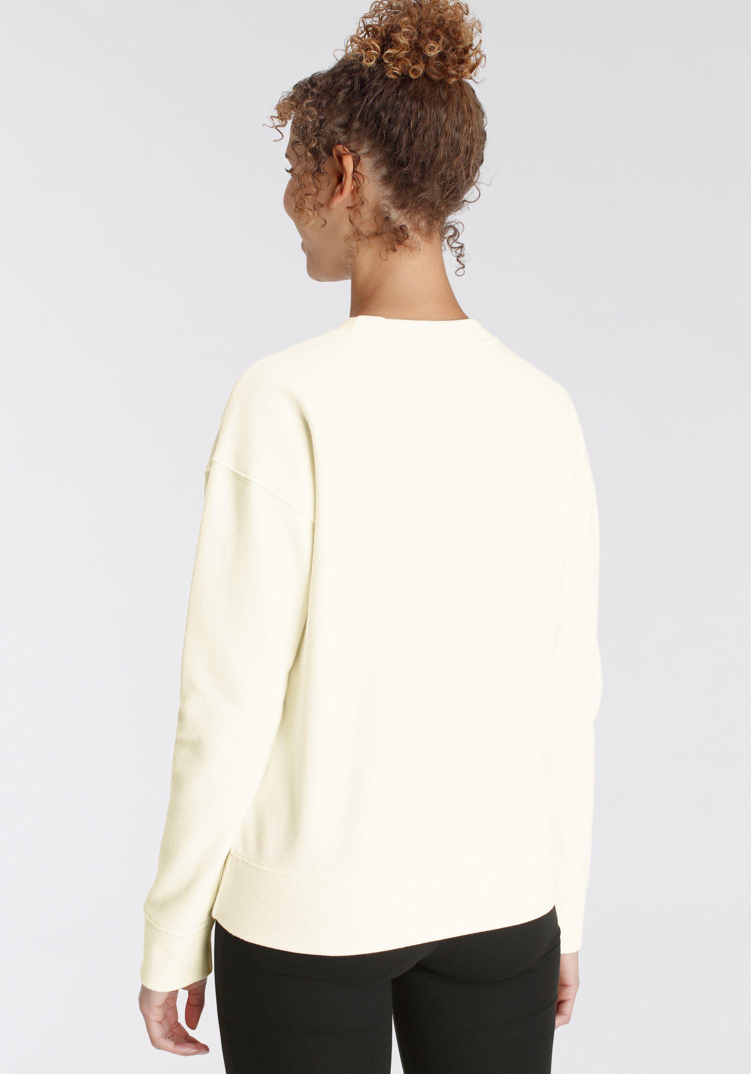 FAYN SPORTS Sweatshirt Crew Neck mit Logostickerei