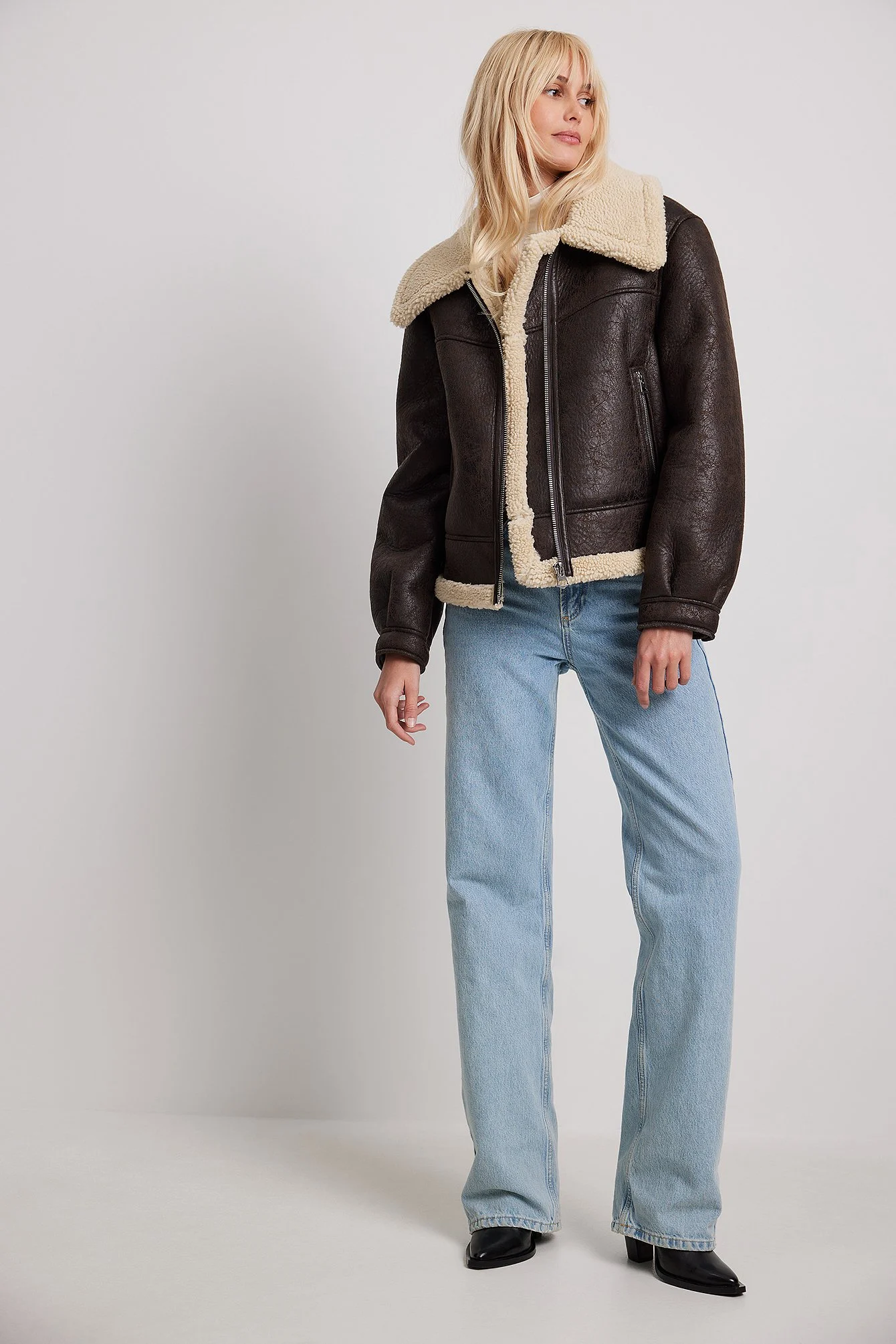 Bonded Jacke im Vintage-Look