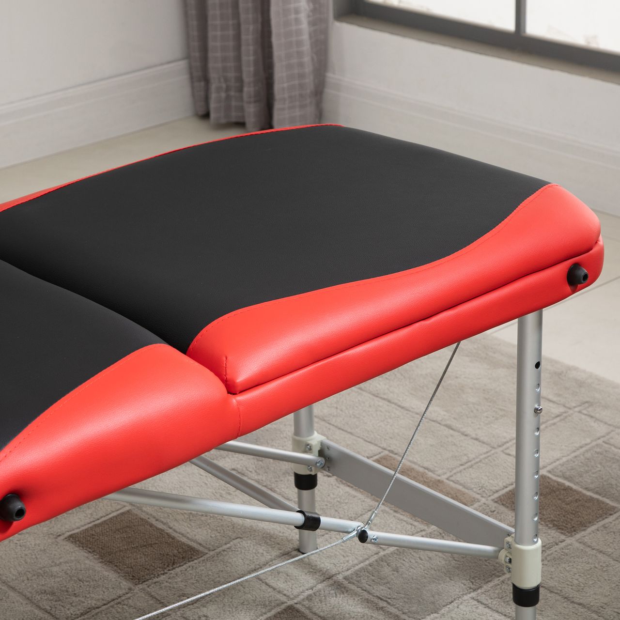 HOMCOM Massageliege, Alu Kunststoff