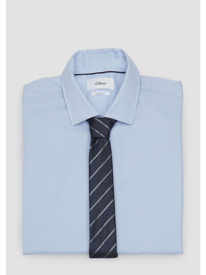 s.Oliver BLACK LABEL Krawatte in Blau günstig kaufen 1