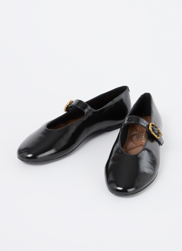 Παπούτσια μπαλαρίνας Kurt Geiger Mayfair από λουστρίνι
