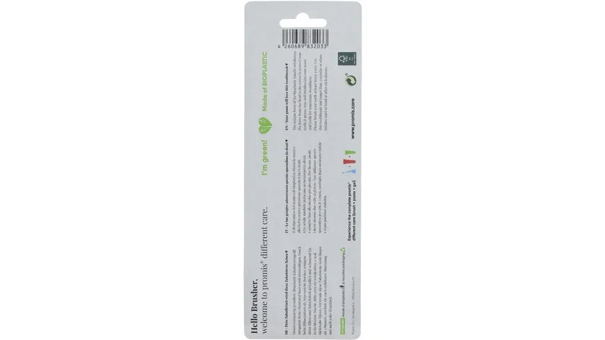 promis Nachhaltige Zahnbürste Wood Weich