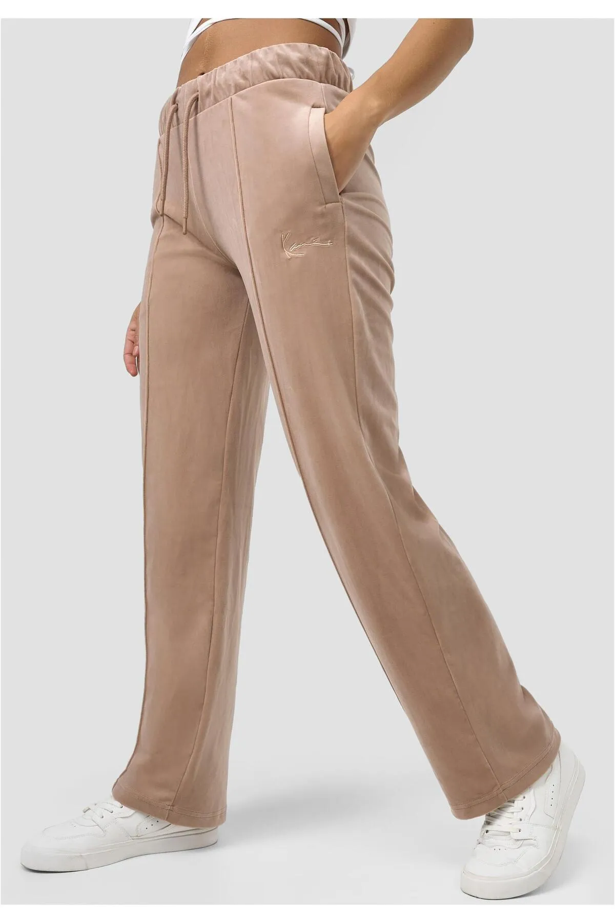 KARL KANI  Damen KW213-066-1 Small Signature Velvet Jogginghose