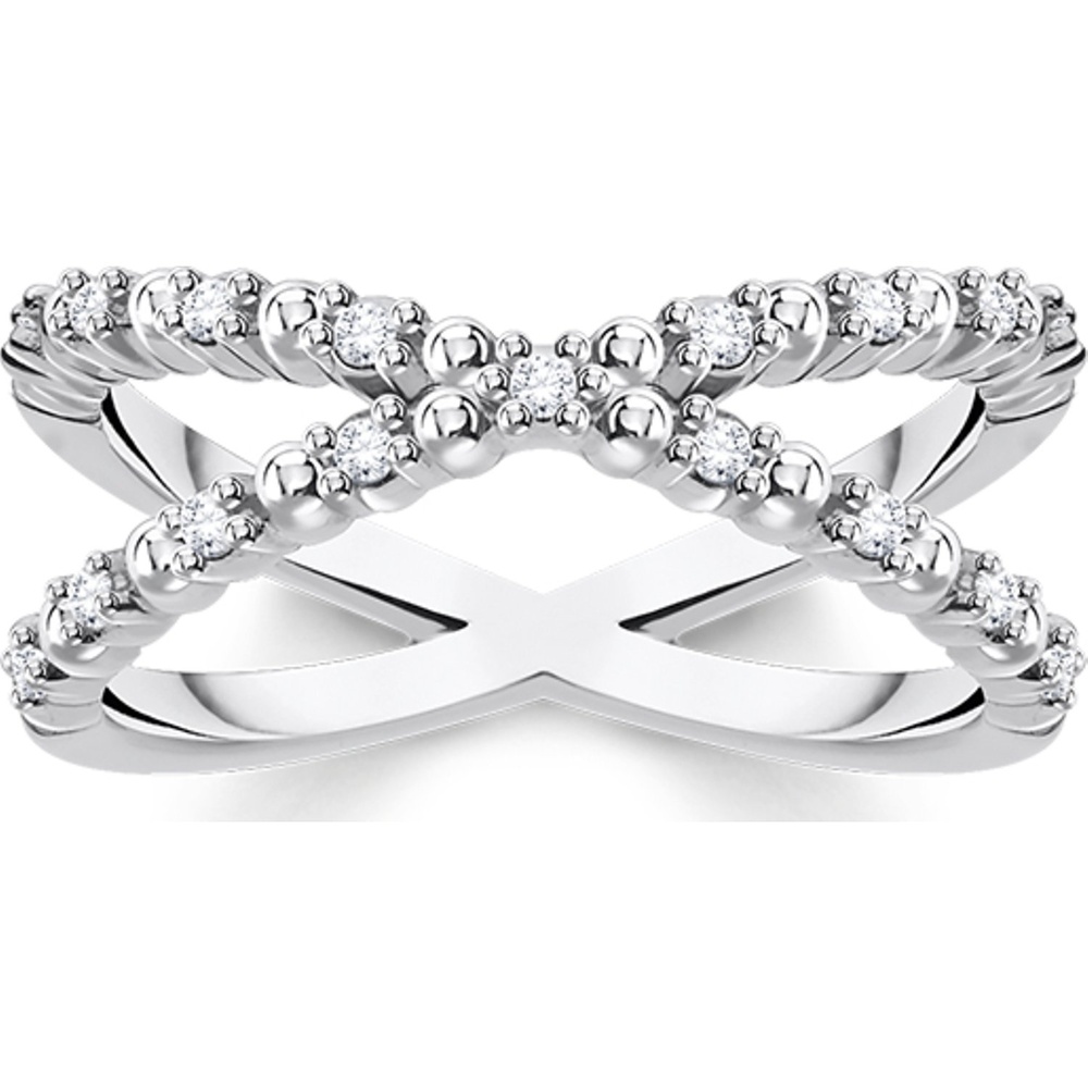 Thomas Sabo Bague pour femme 925 Argent argent Bague