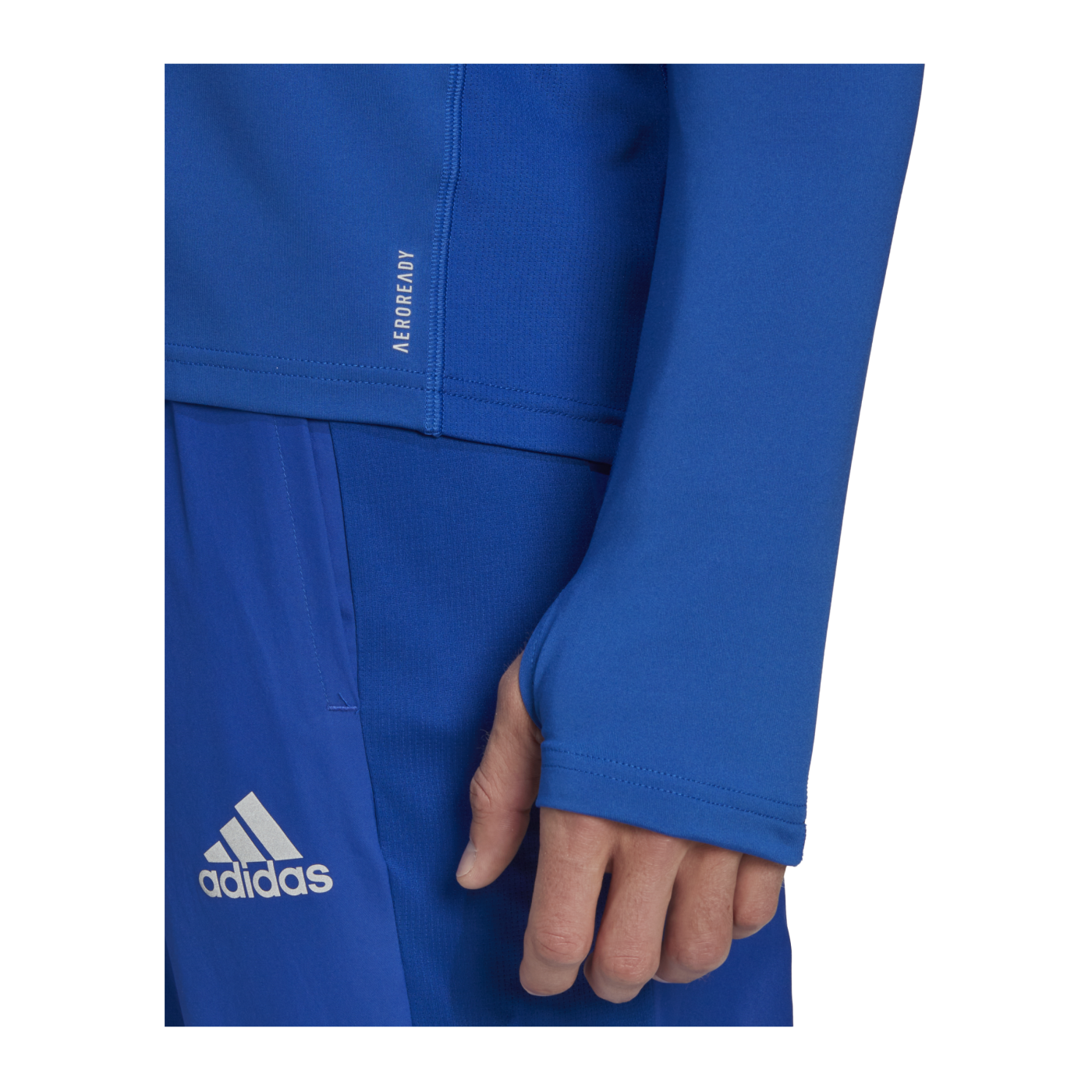 adidas OTR 1/2 Zip Sweatshirt Running Blau