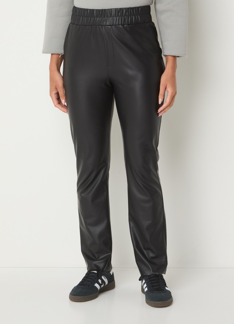 Pantaloni a vita alta e vestibilità slim in similpelle di 10DAYS