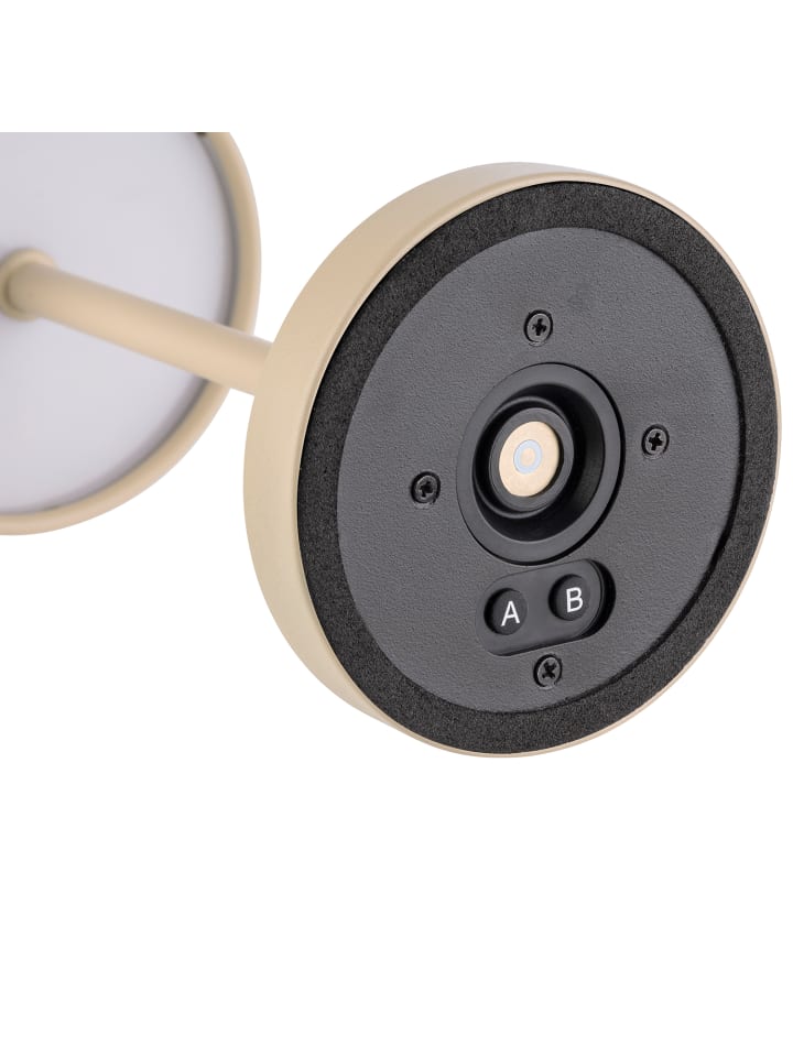 APS Tischleuchte Merle Micro in cremeweiß, H: 20 cm, L: 8 cm, B: 8 cm, Metall günstig kaufen onesize