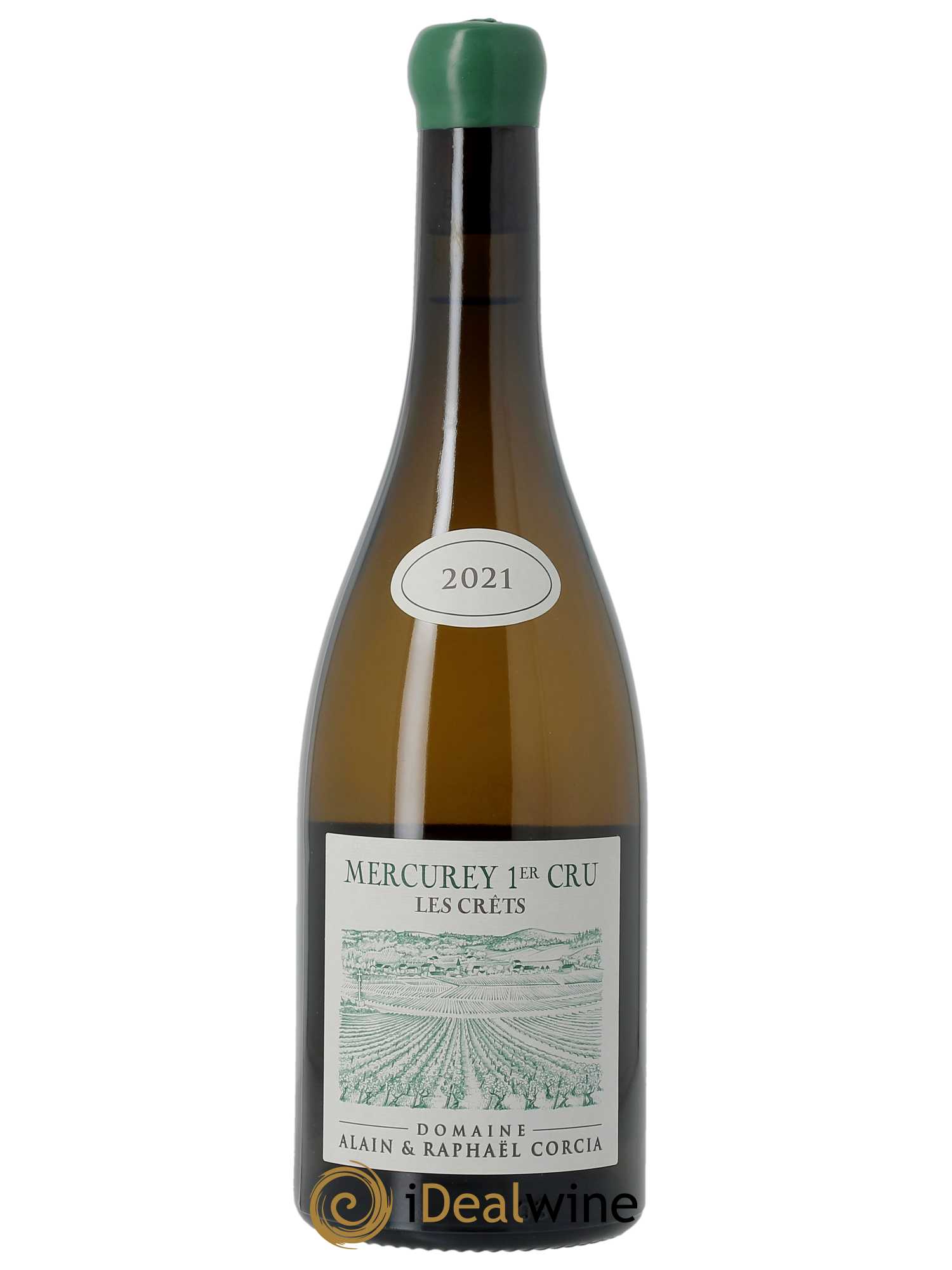 Mercurey 1er Cru Les Crêts Raphaël Corcia  2021 - Lot de 1 Bouteille