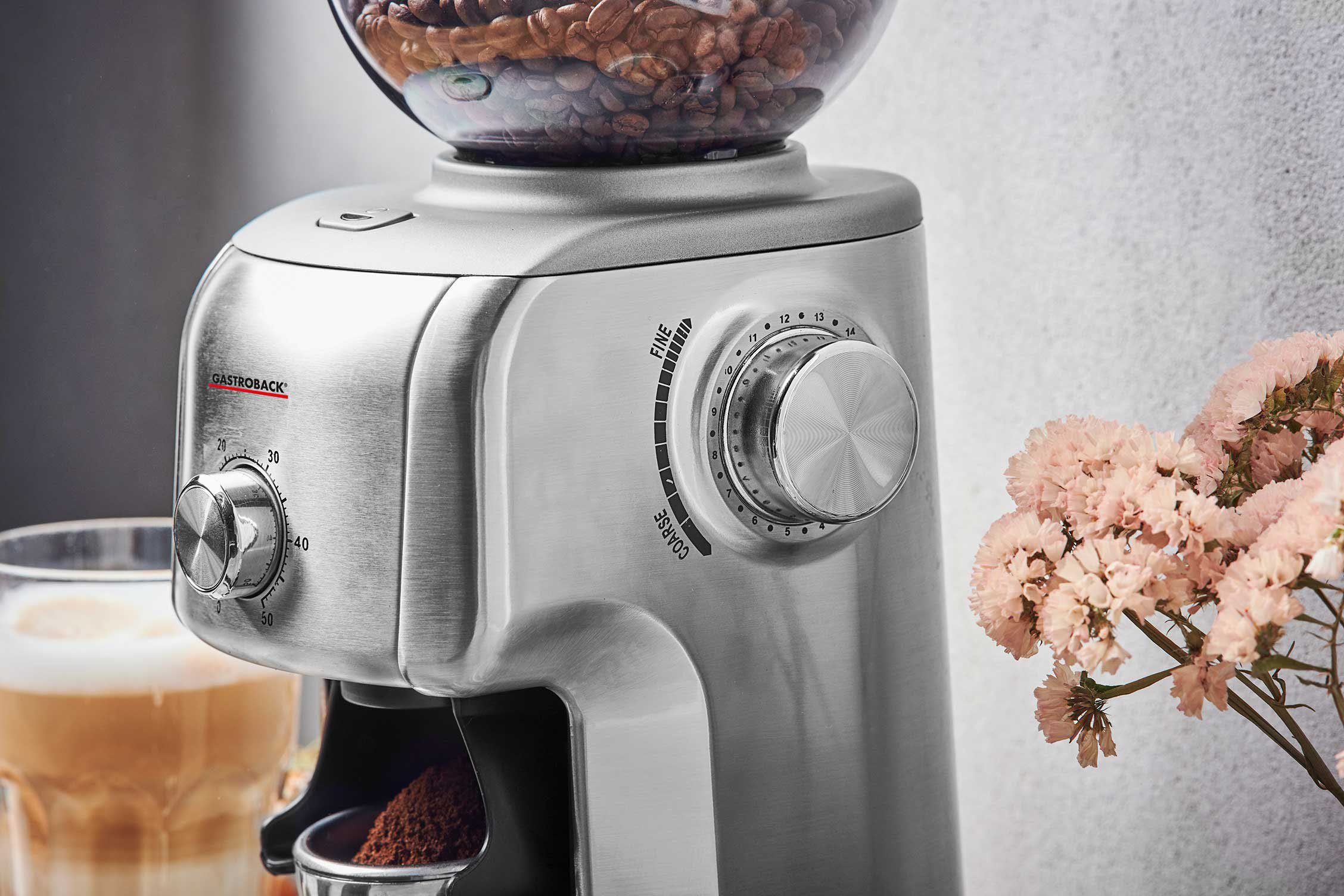 Gastroback Kaffeemühle 42642 Design Advanced Plus, 130 W, 400 g Bohnenbehälter