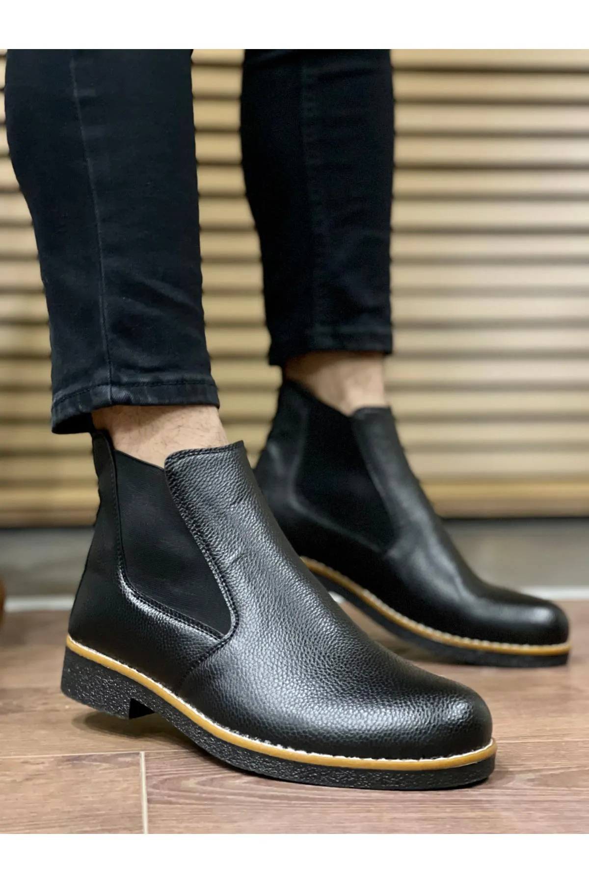 MUGGO  Stiefelette - Schwarz - Flacher Absatz