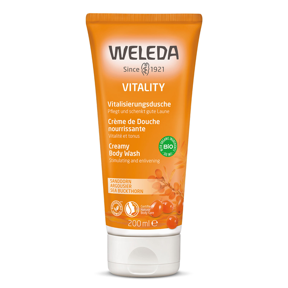 WELEDA Crème de Douche nourrissante Argousier - 200 ml Hygiène