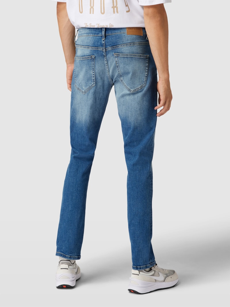 Slim Fit Jeans im 5-Pocket-Design Modell 'LOOM' in jeans