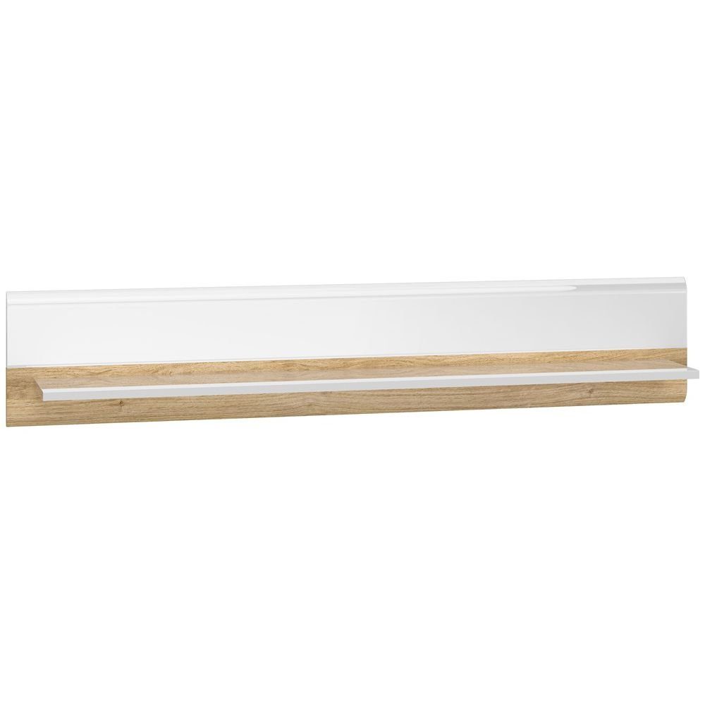 Lomadox Wohnwand AKRON-131, (5-St., 5-tlg), Wohnzimmermöbel Vitrine, Highboard, Lowboard, Sideboard, Wandboard