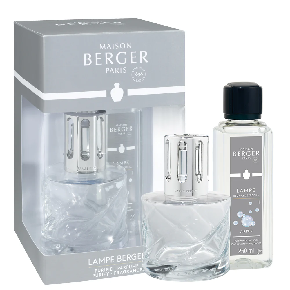 Lampe Coffret Spirale Transparent - Lampeboks, katalytisk lampe