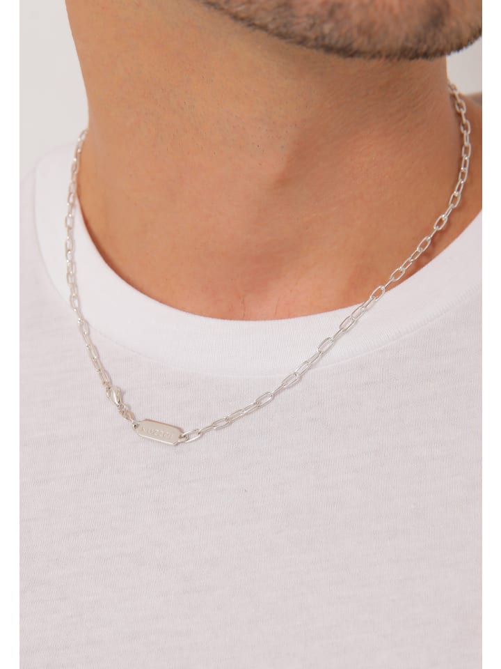 KUZZOI Halskette 925 Sterling Silber in Silber günstig kaufen