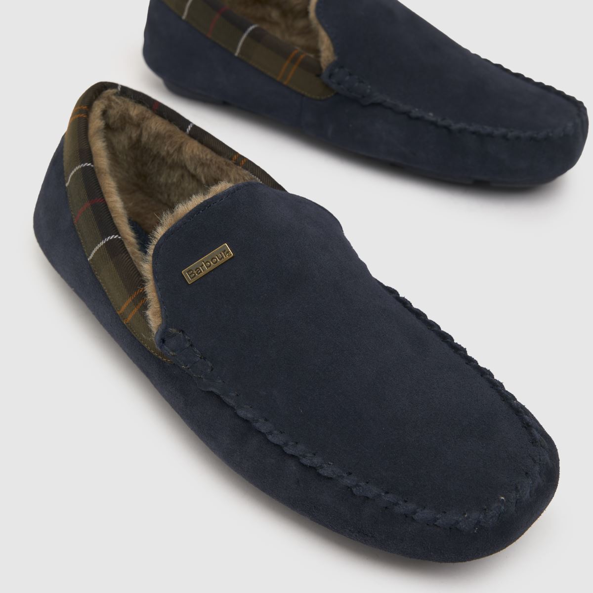 Barbour – Monty – Marinblå tofflor