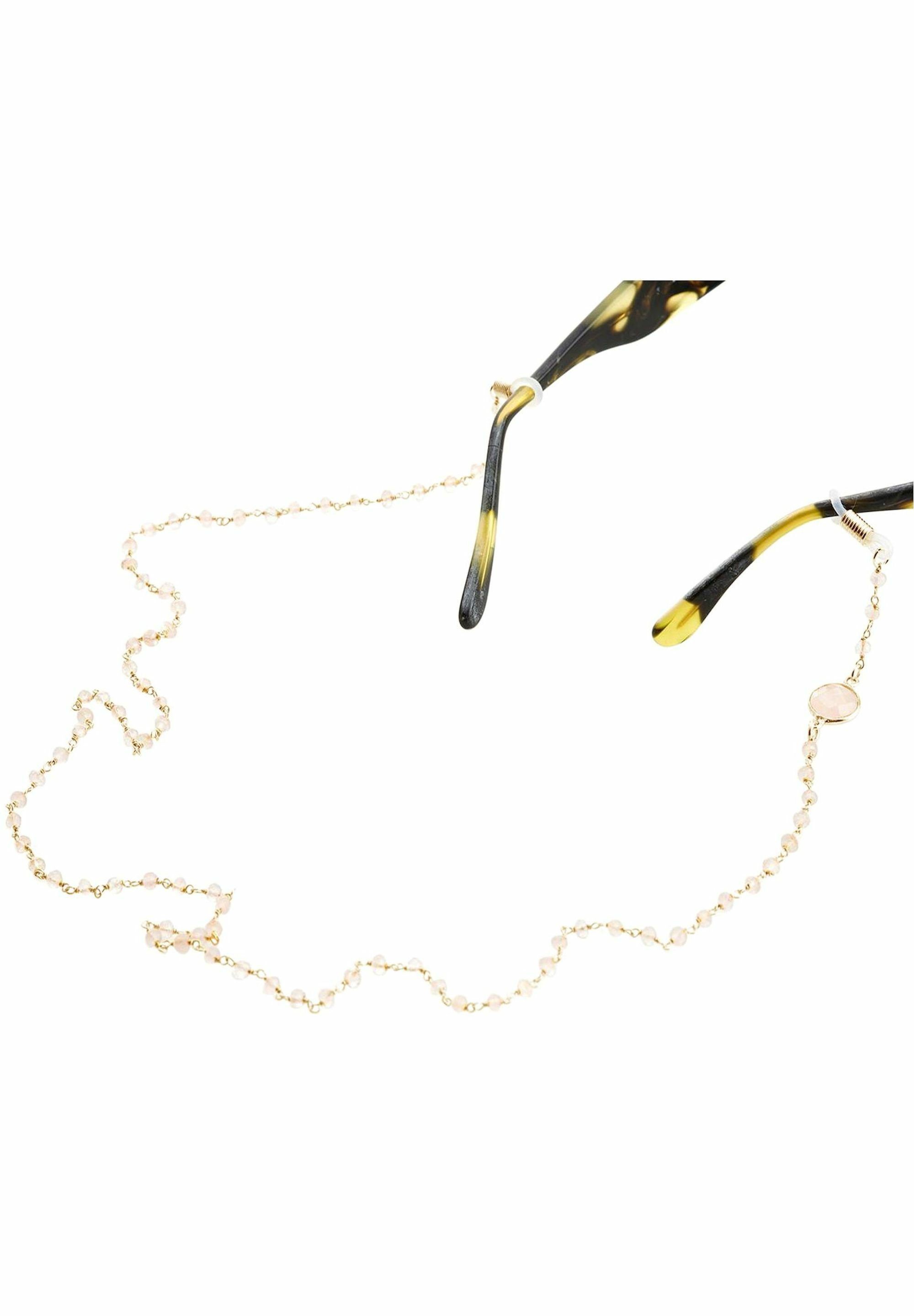 Gemshine Brillenkette Brillenkette Rosenquarz