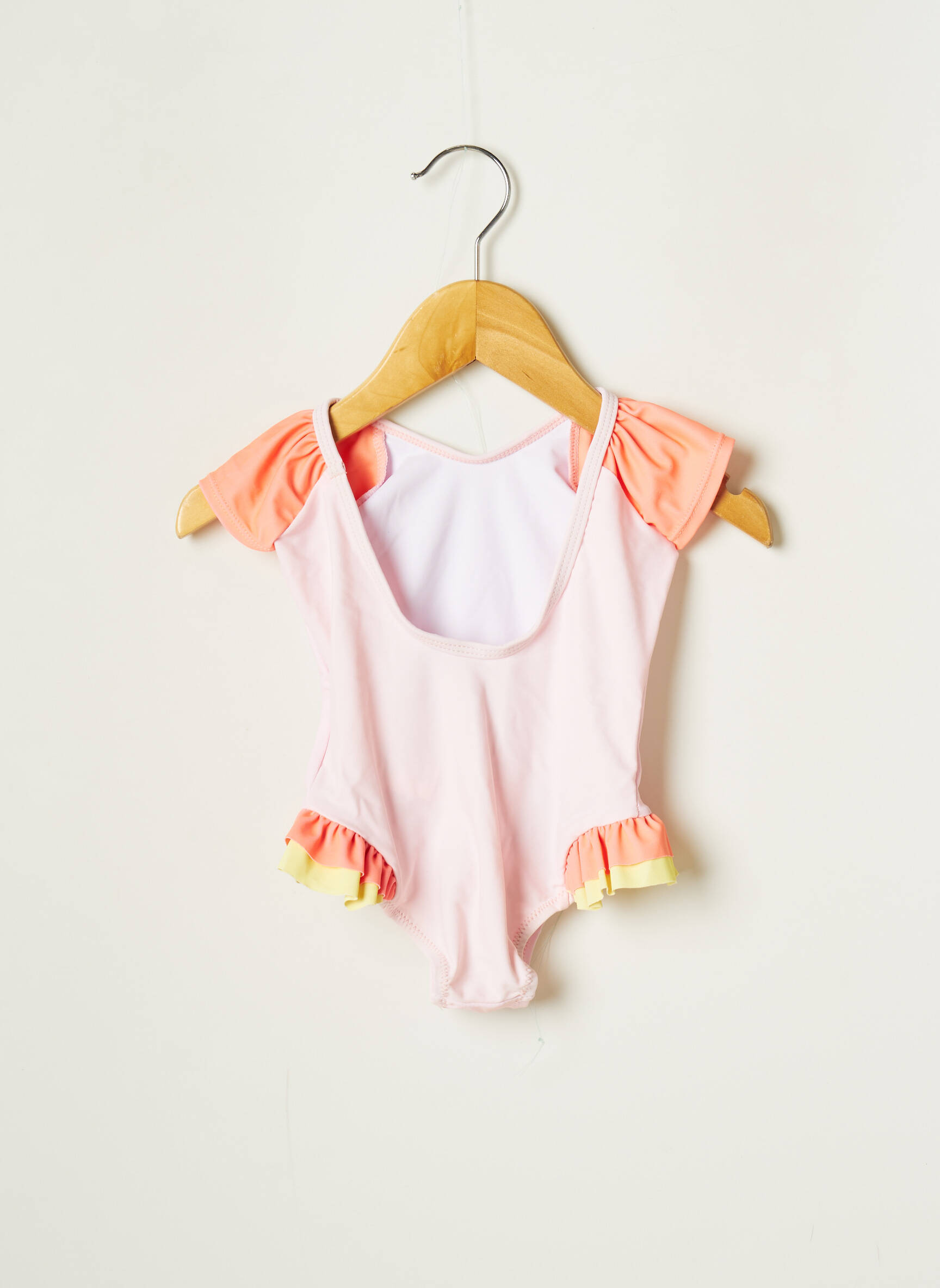 3 Pommes 1 Piece Fille couleur rose