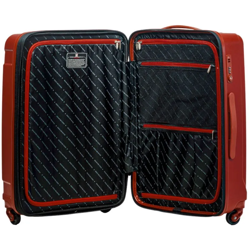 Swiss Bags Tourist Trolley M (65 cm) Erweiterbar - Red Wine