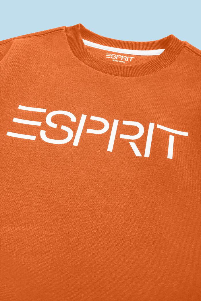 Logo-Sweatshirt mit Rundhalsausschnitt