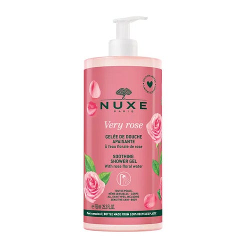 NUXE Very Rose pomirjujoč gel za prhanje 750 ml