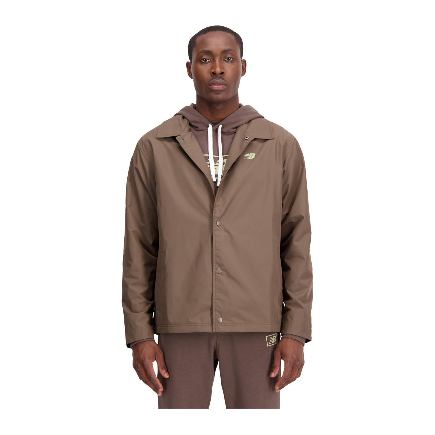 New Balance Essentials Coaches Jacke Schwarz F515