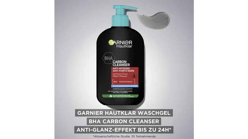 Garnier Hautklar Carbon Cleanser 250 ml