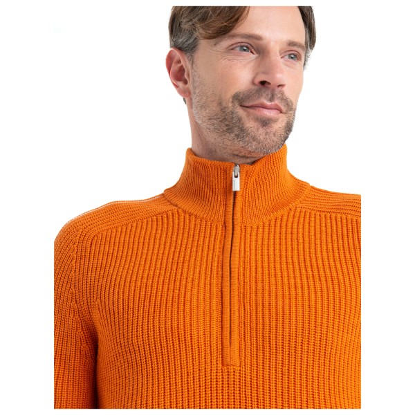 Icebreaker - Lodge L/S Half Zip Sweater - Merinopullover