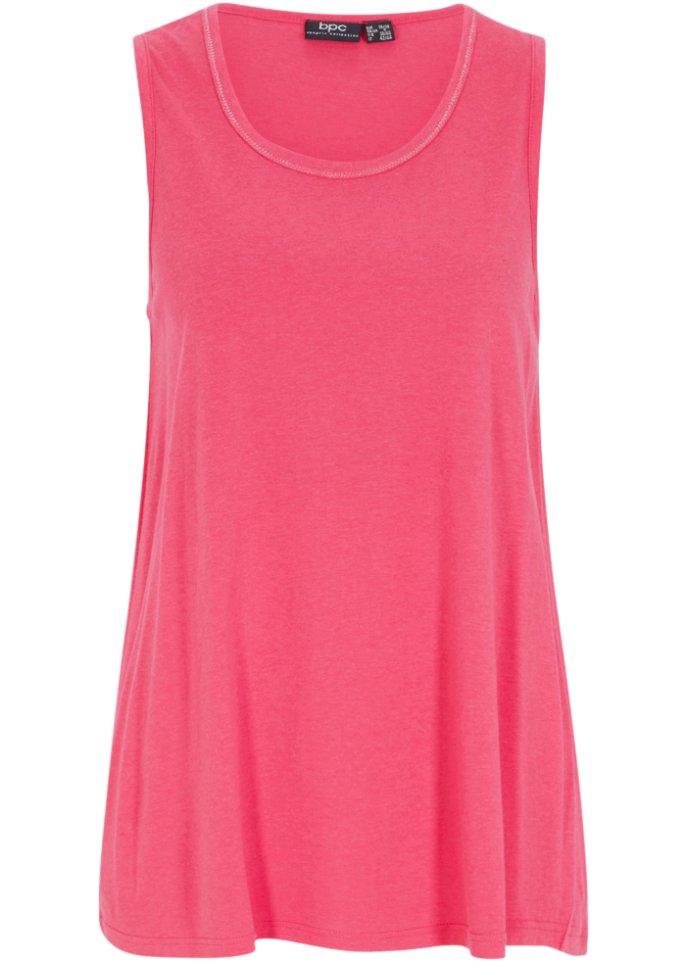 Nachhaltiges Long-Top mit Rundhals