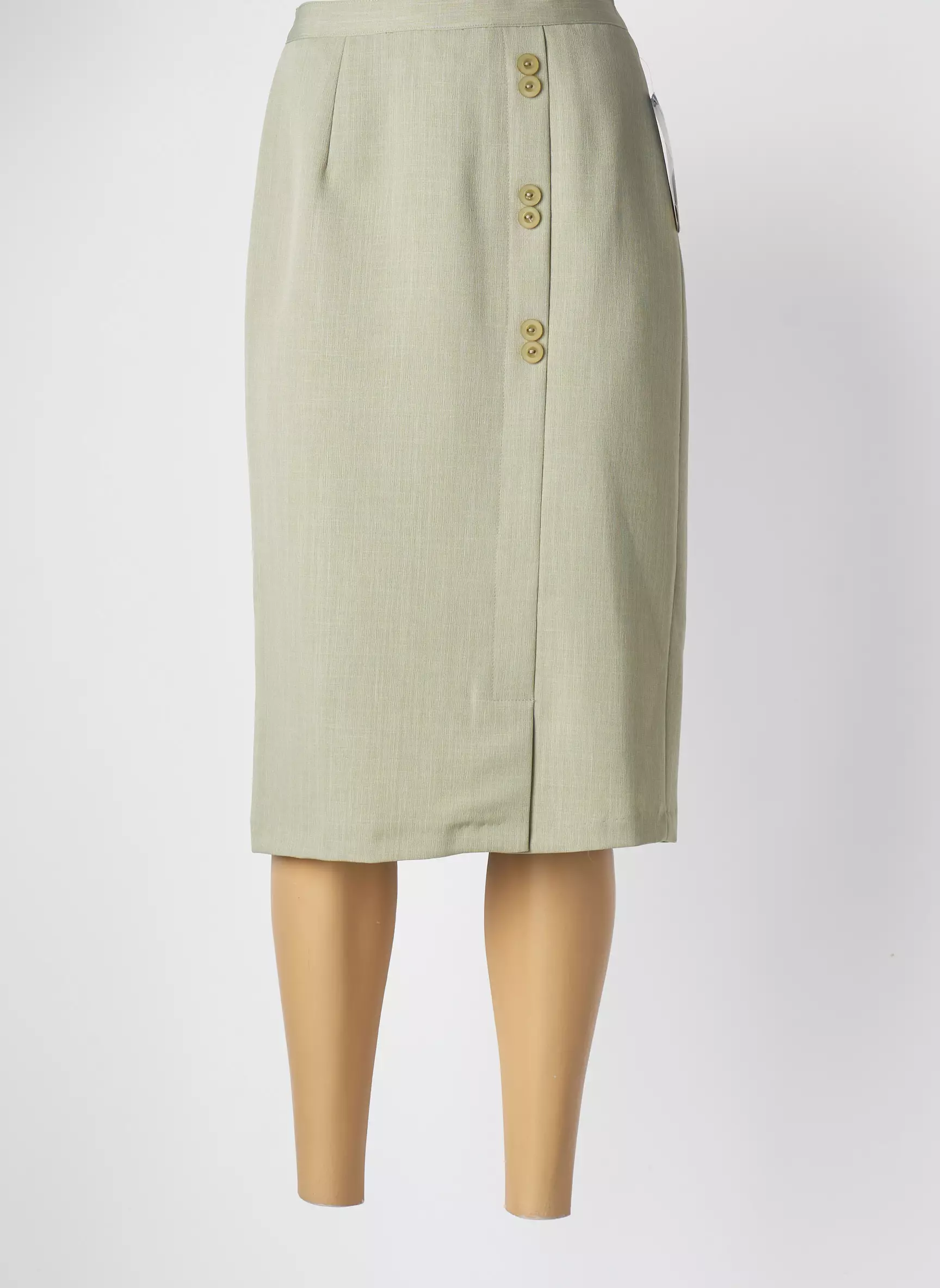 20 20 Jupes Mi Longues Femme couleur vert