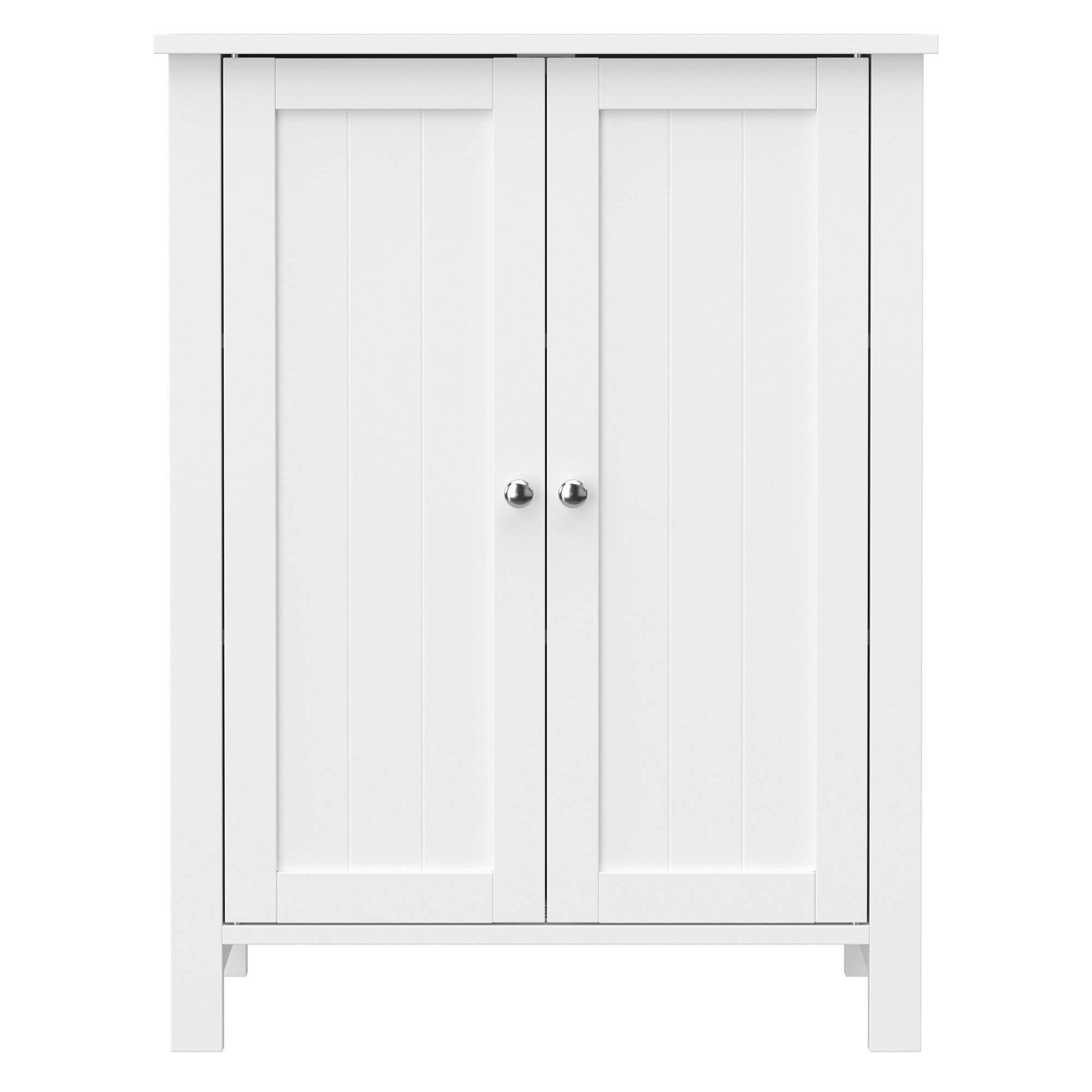 VASAGLE Badkommode Badezimmerschrank, 2 verstellbare Ebene, 30 x 60 x 80 cm