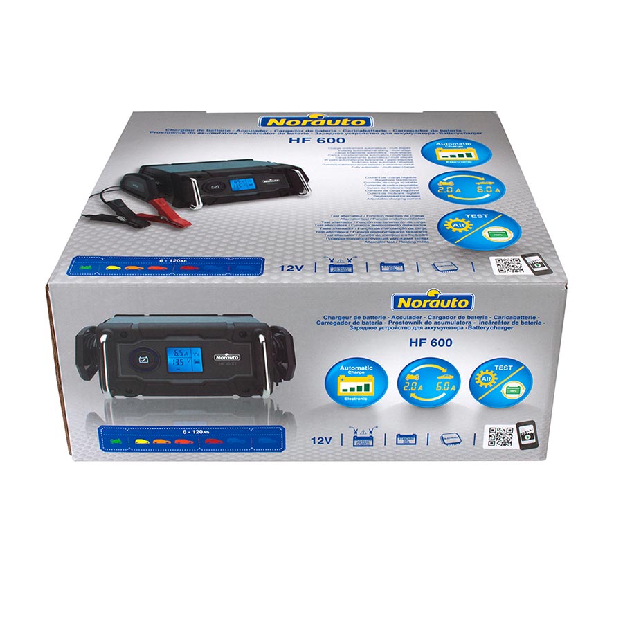 Norauto Batterieladegerät HF600, 12 V, 2/6 A, 1 Stück - ATU