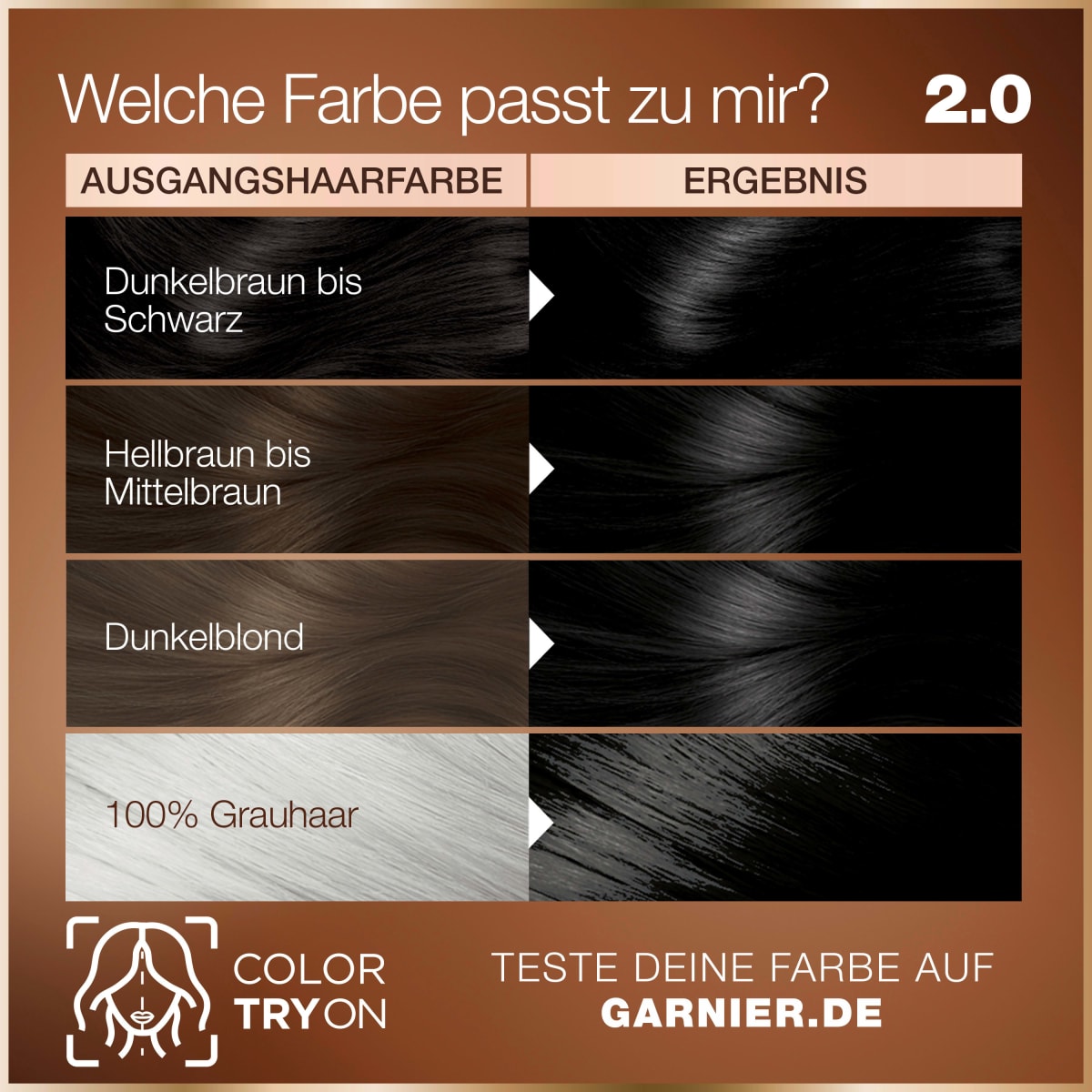 Haarfarbe 2.0 Trüffel Schwarz, 1 St