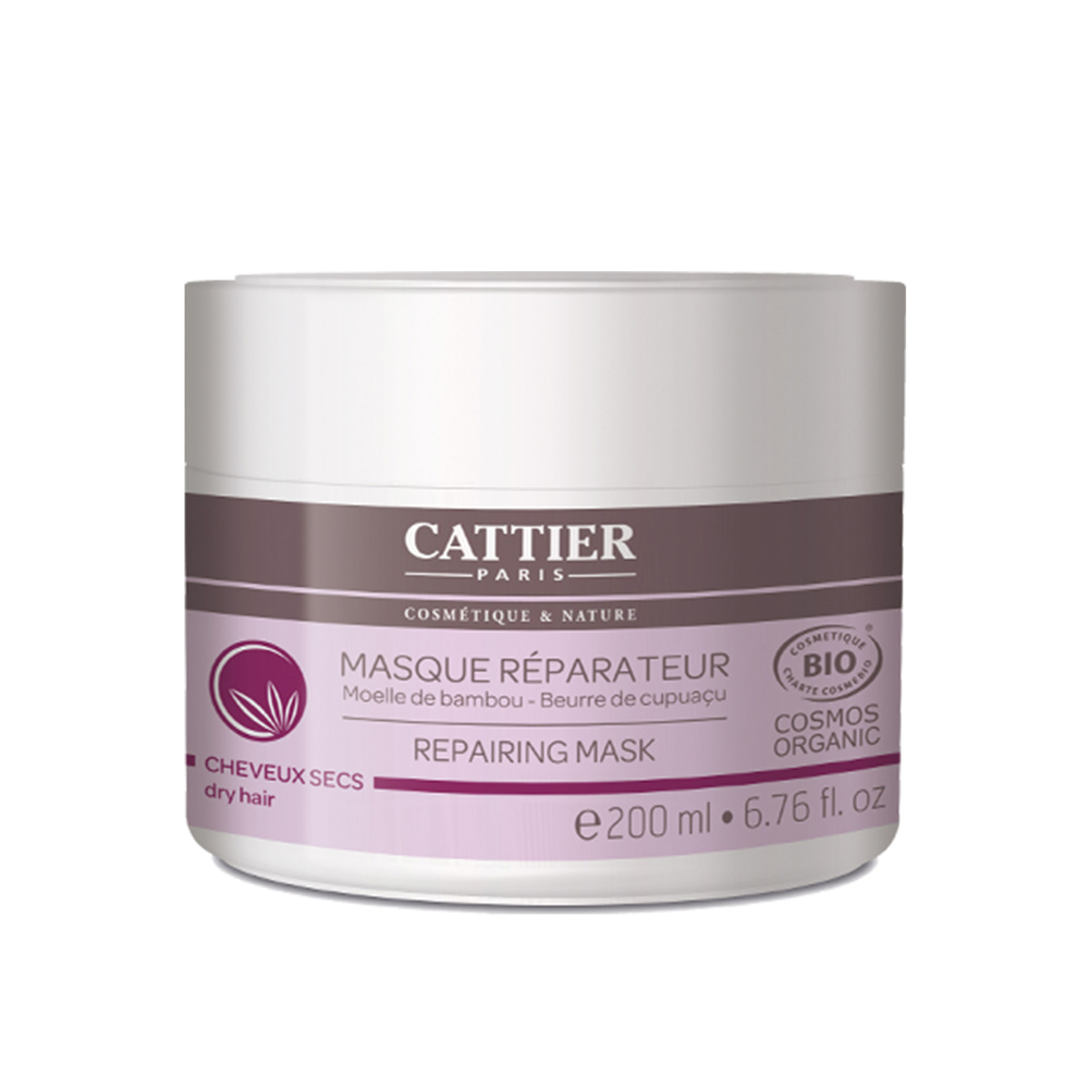 cattier Masque Régénérant - Extrait de Bambou -200ml Produits Capillaires