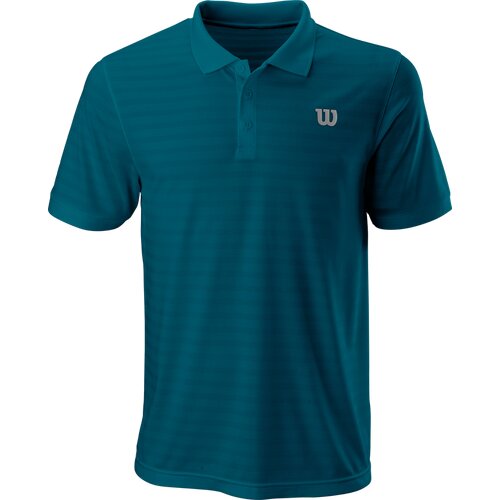 HERREN POLO STRIPE POLO BLUE CORAL