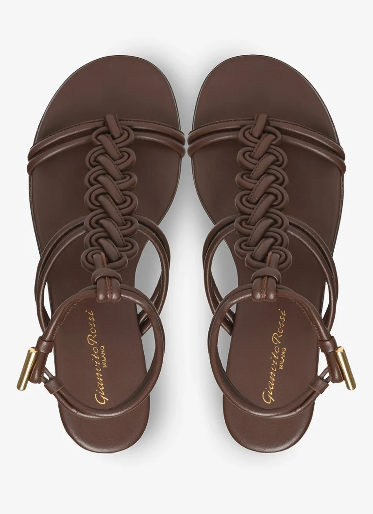 Gianvito Rossi Capua ādas sandales