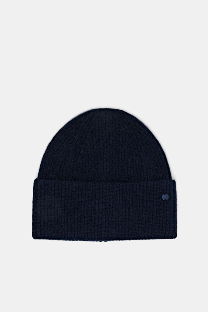 Rippstrick-Beanie
