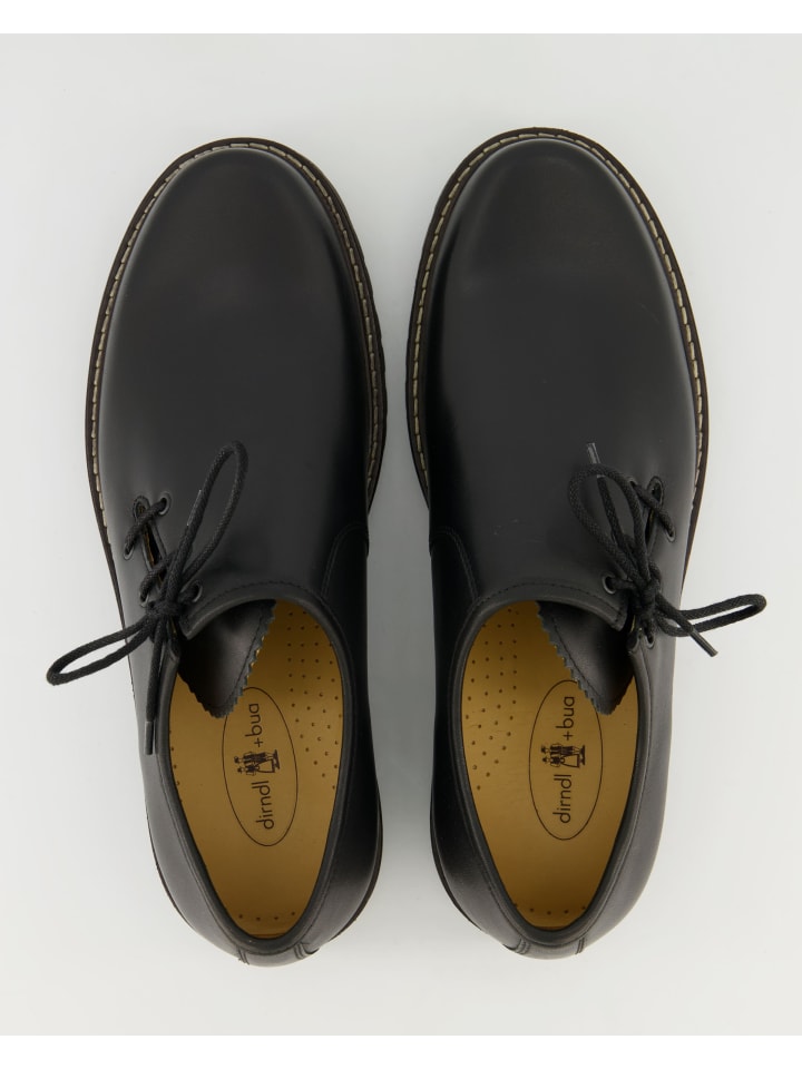 dirndl bua Haferlschuhe in Schwarz günstig kaufen