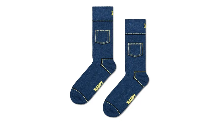 Happy Socks Unisex Socken Denim Navy