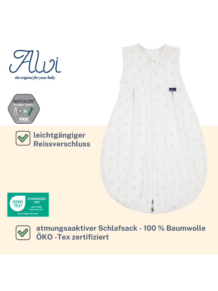 Alvi Mäxchen Sommer Schlafsack light Exclusiv in Mother Nature & Me günstig kaufen 110