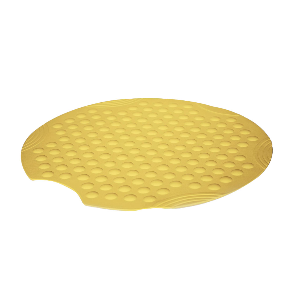 Ridder Duscheinlage Tecno ca. Ø 55 cm, gelb, 100% TPE