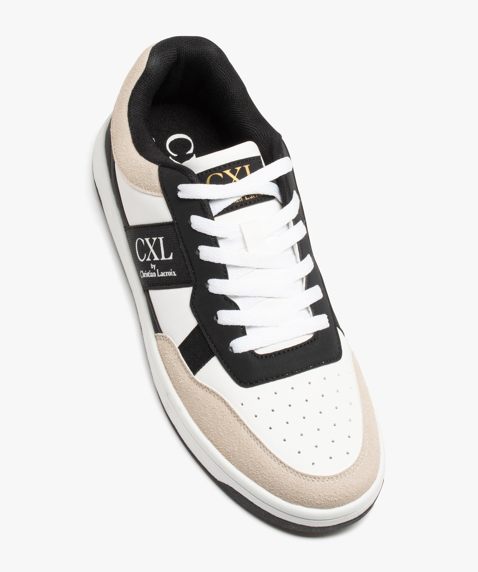 Baskets homme multicolore à lacets - CXL by Christian Lacroix blanc | GEMO