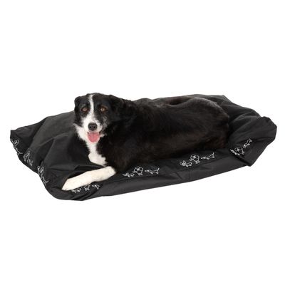 Hundekissen Silhouette schwarz