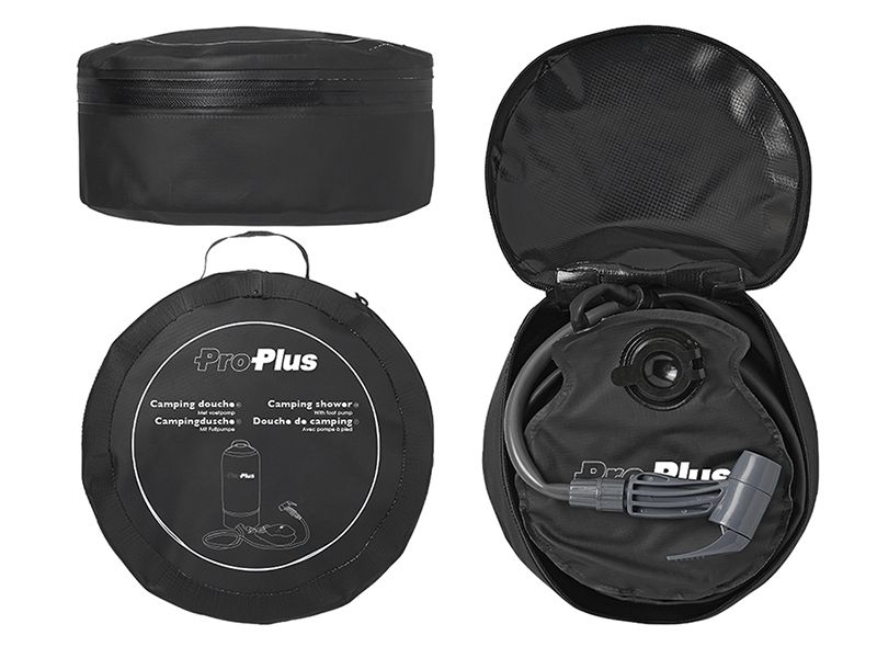 ProPlus Campingdusche mit Fußpumpe