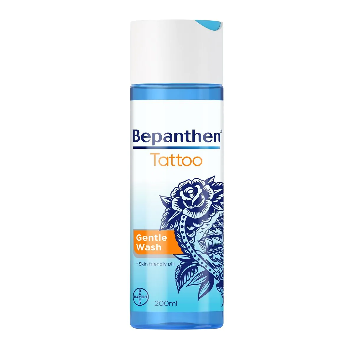 Bepanthen tatuiruotėms skirtas plovimo gelis 200 ml